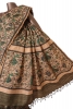 Pure Floral Peacock Tussar Silk Saree